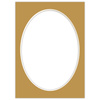 Passe partout 15x21 (13x18) OWAL BRĄZOWE CARMEL - LUCA Q5601