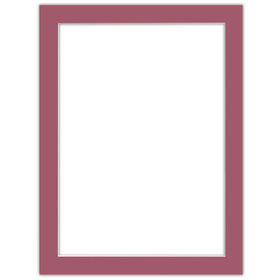 Passe partout 60x80 (50x70) CZERWONE RAPSBERRY - LUCA Q5704