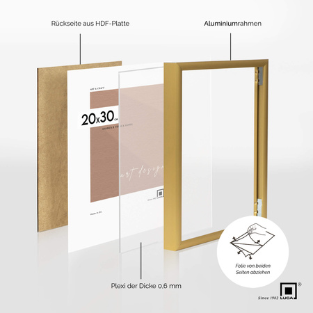 Pakiet ramek aluminowych 5 szt. ROYALL 20x30 cm