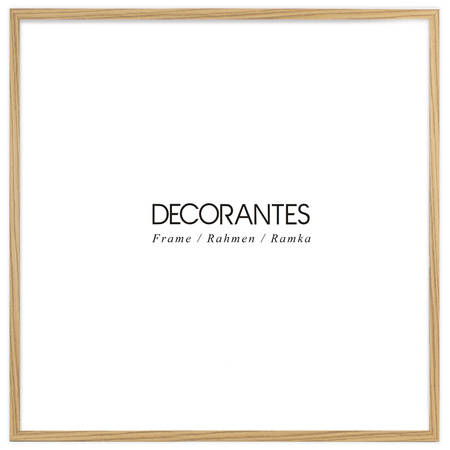 Ramka na zdjęcia 40x40 cm w dębowym kolorze FDM 02 kwadratowa 