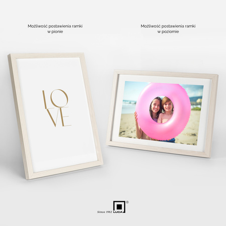 Pakiet 5 szt. białych ramek FDM 5 21x30 cm