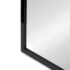 Lustro w ramie czarnej wysoki połysk wiszące LUCA LU-1965