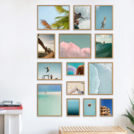 Zestaw naturalnych ramek na 14 zdjęć PRESTO 3 GF0001