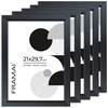 Pakiet czarnych ramek 5 szt. FOR 2 - 21x29,7 cm