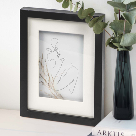 Ramka przestrzenna EXPO 3D Czarna 15x21 cm (10x15cm)