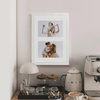 Foto Galeria biała 21x30 cm - ramka z passe partout na 2 zdjęcia 10x15 cm