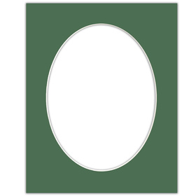 Passe partout 40x50 (30x40) OWAL ZIELONE MALACHITE - LUCA Q5506