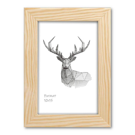 Ramka z drewna surowego SUR E 18x24 cm