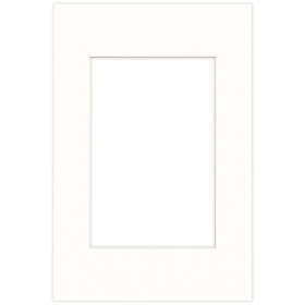 Passe partout 30x45 (20x30) LUCA Q5102 SNOW WHITE BIAŁY