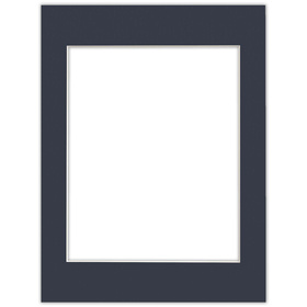 Passe partout 30x40 (24x30) GRANATOWE NAVY - LUCA Q5403