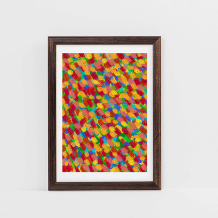 Pakiet ciemno brązowych ramek drewnianych 5 szt. DRWA 44 PAK 13x18 cm