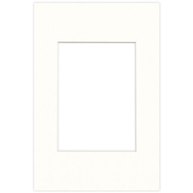 Passe partout 20x30 (13x18) LUCA Q5102 SNOW WHITE BIAŁY