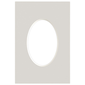 Passe partout 10x15 (6x9) OWAL SZARY FOG LUCA Q5303