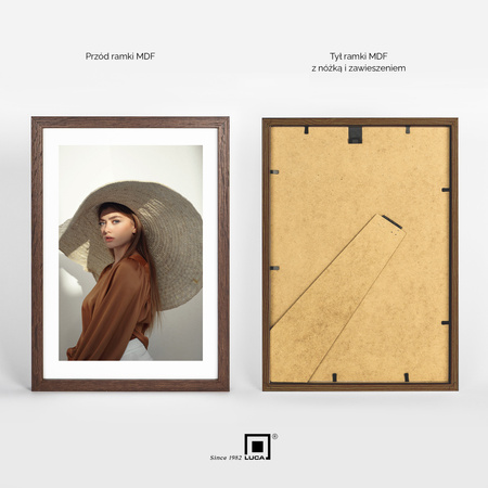 Pakiet 5 szt. brązowych ramek FDM 6 21x30 cm