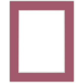 Passe partout 40x50 (30x40) CZERWONE RAPSBERRY - LUCA Q5704