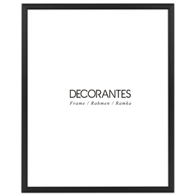 Ramka aluminiowa czarna QAL 24x30 cm