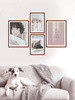 Zestaw brązowych ramek na 4 zdjęć PINIA 3 GF0012