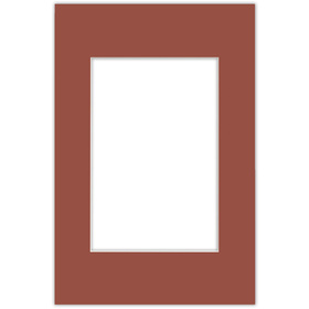 Passe partout 30x45 (20X30) CZERWONY - CAYENNE - LUCA Q5701