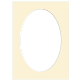 Passe partout 13x18 (10x15)  OWAL BEŻOWE VANILLA - LUCA Q5204