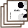 Ramka brązowa HEN 4 40x40 cm