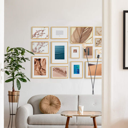 Zestaw naturanych ramek na 14 zdjęć PINIA 0 GF0001