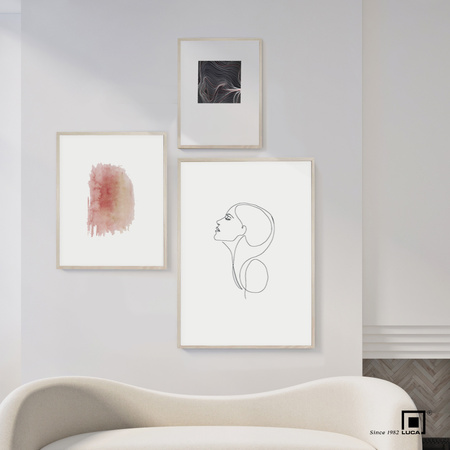 Pakiet 2 szt. białych ramek FDM 5 50x70 cm