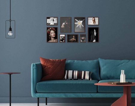 Zestaw brązowych ramek na 9 zdjęć PRESTO 44 GF0004