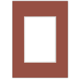 Passe partout 15x21 (9x13) CZERWONY - CAYENNE - LUCA Q5701