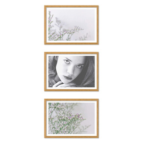 Zestaw naturanych ramek na 3 zdjęcia PINIA 00 GF0025