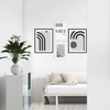 Zestaw obrazów w ramie czarno-białe Vibes