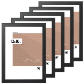 Pakiet 5 szt. czarnych ramek FDM 2 13x18 cm