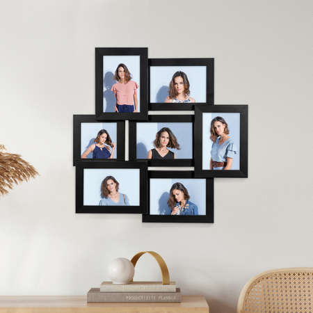Multirama na 7 zdjęć MULTI HEN 2 ramka na zdjęcia - czarna