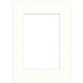Passe partout 15x21 (9x13) LUCA Q5102 SNOW WHITE BIAŁY