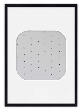 Ramka CYFERKA "0" Czarna. Ramka z passe partout o rozmiarze 21x30 cm