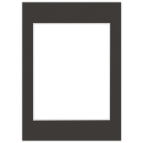 Passe partout 50x70 (40x50) CZARNE BLACK LUCA Q5801