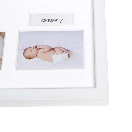 Ramka na zdjęcia PIERWSZY ROCZEK DZIECKA - CHŁOPIEC. Ramka z passe partout o rozmiarze 30x40 cm