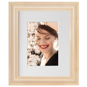 Ramka drewniana DRZG P 01 z Passe Partout- 24x30 cm (15x21cm)