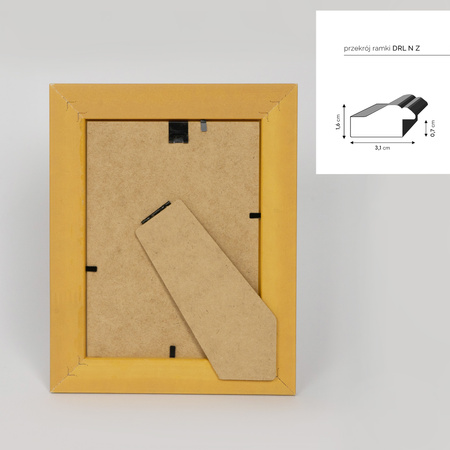 Ramka drewniana DRL N Z 13x18 cm