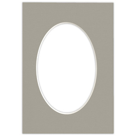 Passe partout 15x21 (10x15) OWAL ZIELONE KHAKI - LUCA Q5503