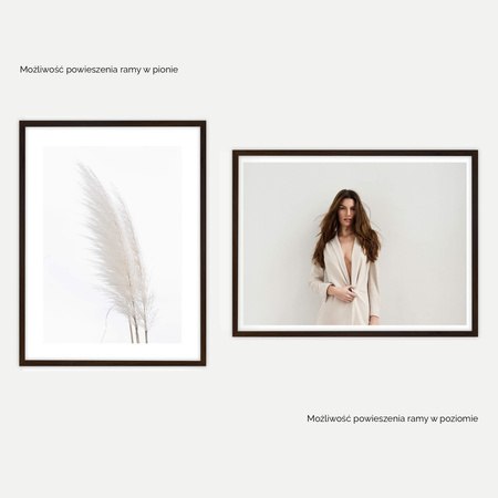 Ramka czarna HEN 2 60x80 cm