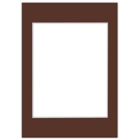 Passe partout 50x70 (40x50) BRĄZOWE CHOCOLATE - LUCA Q5603