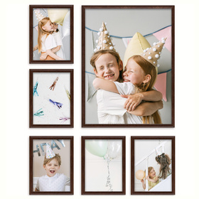 Zestaw brązowych ramek na 6 zdjęć HIT 4 GF0002