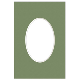 Passe partout 10x15 (6x9) OWAL ZIELONE FOREST - LUCA Q5505