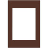 Passe partout 70x100 (50x70) BRĄZOWE CHOCOLATE - LUCA Q5603