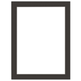 Passe partout 60x80 (50x70) CZARNE BLACK LUCA Q5801