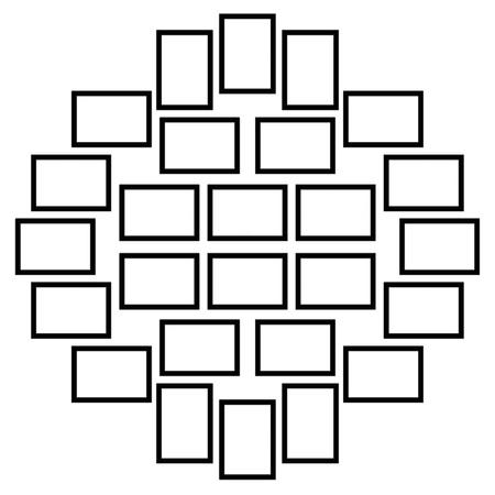 Zestaw naturanych ramek na 26 zdjęć PINIA 00 GF0037