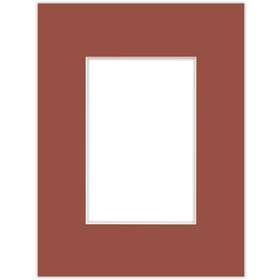 Passe partout 18x24 (10x15) CZERWONY - CAYENNE - LUCA Q5701