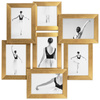 Multirama na 7 zdjęć MULTI HEN Z ramka na zdjęcia - złota