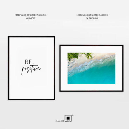 Pakiet 2 szt. czarnych ramek FDM 2 50x70 cm