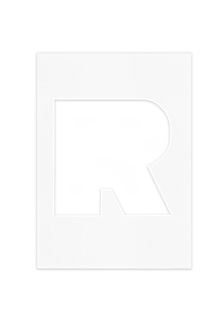 Passe Partout okienko w kształcie LITERKI "R"